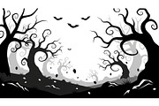 Dark Halloween Forest Design, a Graphic by BIPLOB EXPERT (Thumbnail 10 of 13)