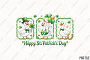 St Patricks Day Goose PNG, an Illustration by CraftArtStudio (Thumbnail 1 of 4)