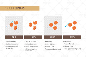 Legumes & Grains Food Icon Set