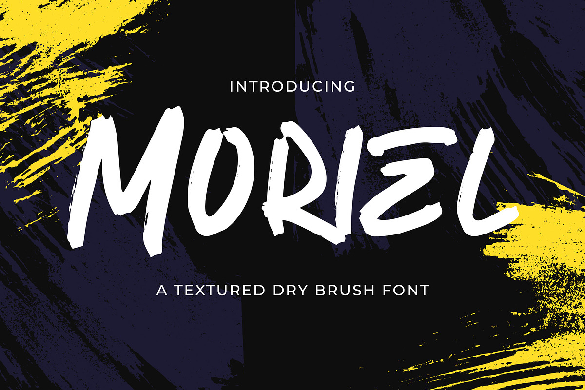 Moriel - Textured Brush Font, a Handwritten Font by StringLabs (Photo 1 of 7)