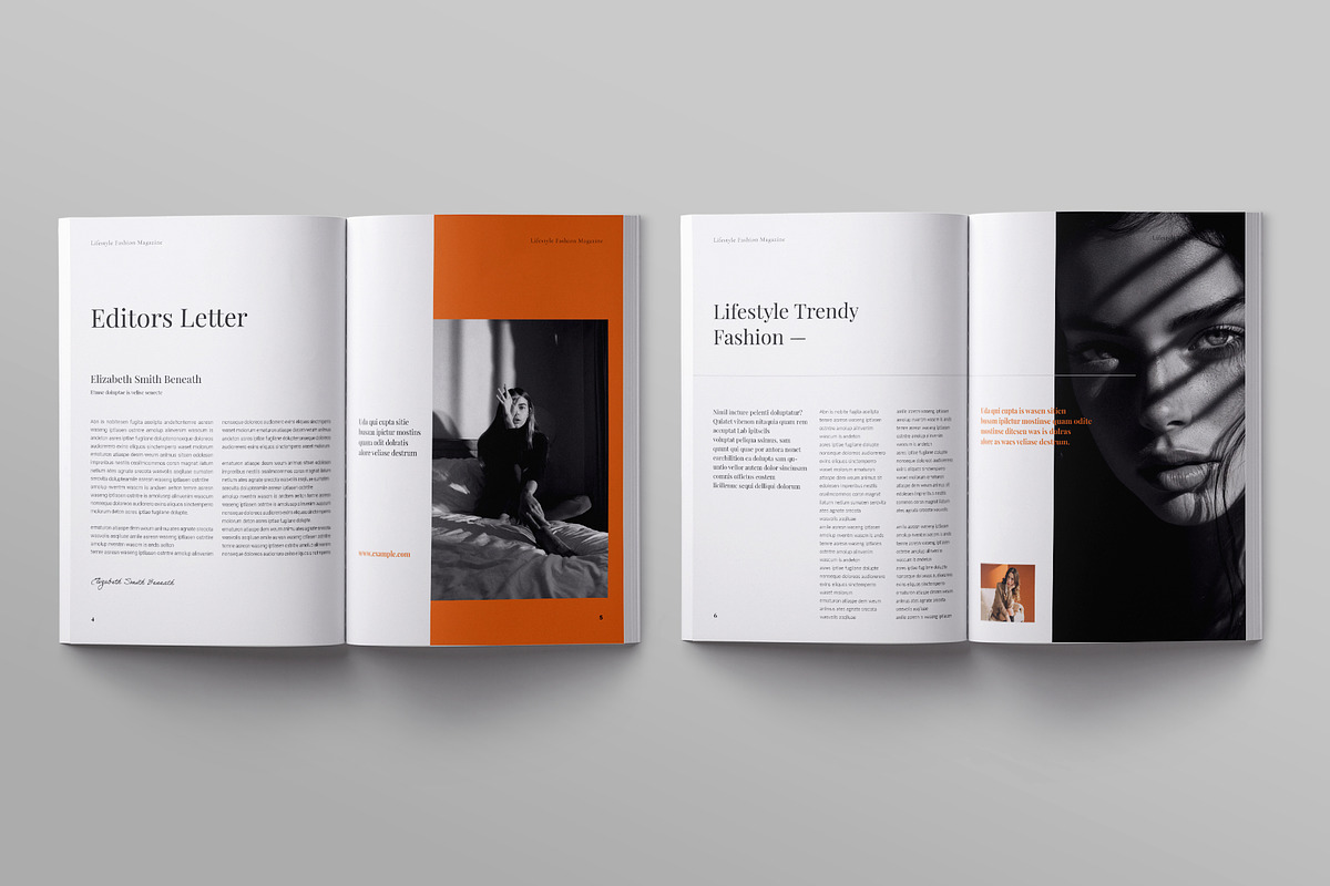 Lifestyle Magazine Template, a Magazine Template by ElvinPrint (Photo 3 of 14)