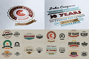 10 Retro Signs or Banners, an Object Graphic by Cruzine (Thumbnail 3 of 3)