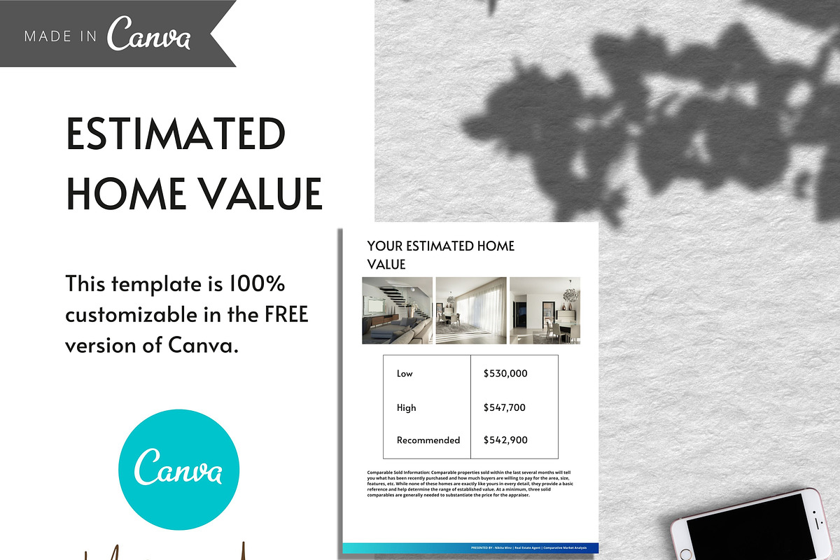 Real Estate CMA Template, a Brochure Template by Modernastic - Canva (Photo 4 of 8)