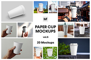 Cup Mockups - Packaging Mockups v.5