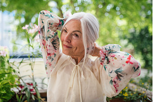 Portrait of beautiful senior woman, a Person Photo by HalfPoint