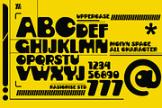 Movin Space a Y2K Game Font, a Sans Serif Font by Rasiorise Studio (Thumbnail 2 of 8)