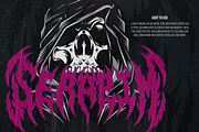 Agonaze | Black Metal Font, a Blackletter Font by Denustudios (Thumbnail 4 of 12)
