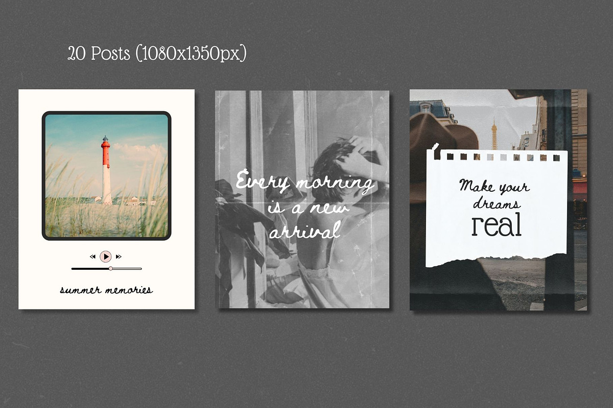 French traveler Canva templates, a Social Media Template by Visual Animal (Photo 4 of 11)