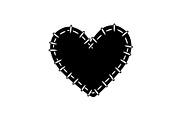 Stitched Heart Silhouette Vector Bun, an Illustration by Designs_River (Thumbnail 24 of 41)