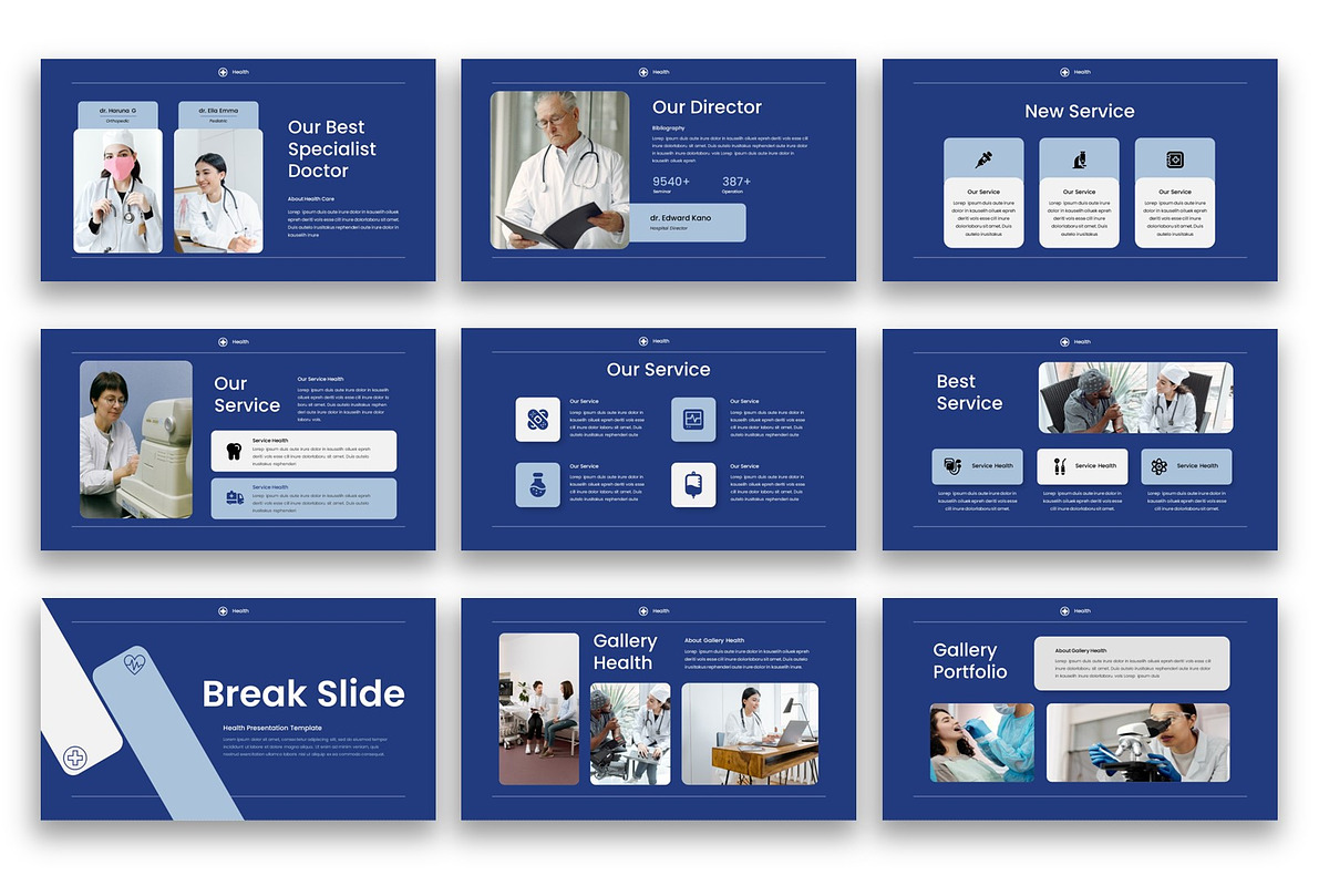 Health-Medical PowerPoint Template, a Presentation Template by kreatifreya