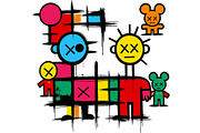 Pencil People Clear Background, a Person Illustration by Sharon Schwalbe (Thumbnail 5 of 5)