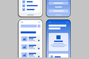Mobile App Wireframe UI Template, a Wireframe Template by MightyDesign (Thumbnail 6 of 9)