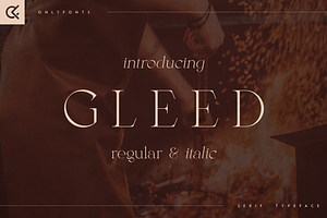 Gleed - Minimal Serif Typeface