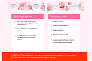 Cute Pink Shopify Shop Web Banners, a Shopify Template by Template Twist Shop (Thumbnail 3 of 5)