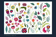 Bright Blossom Vector Collection, a Pattern Graphic by Molly art (Thumbnail 5 of 14)