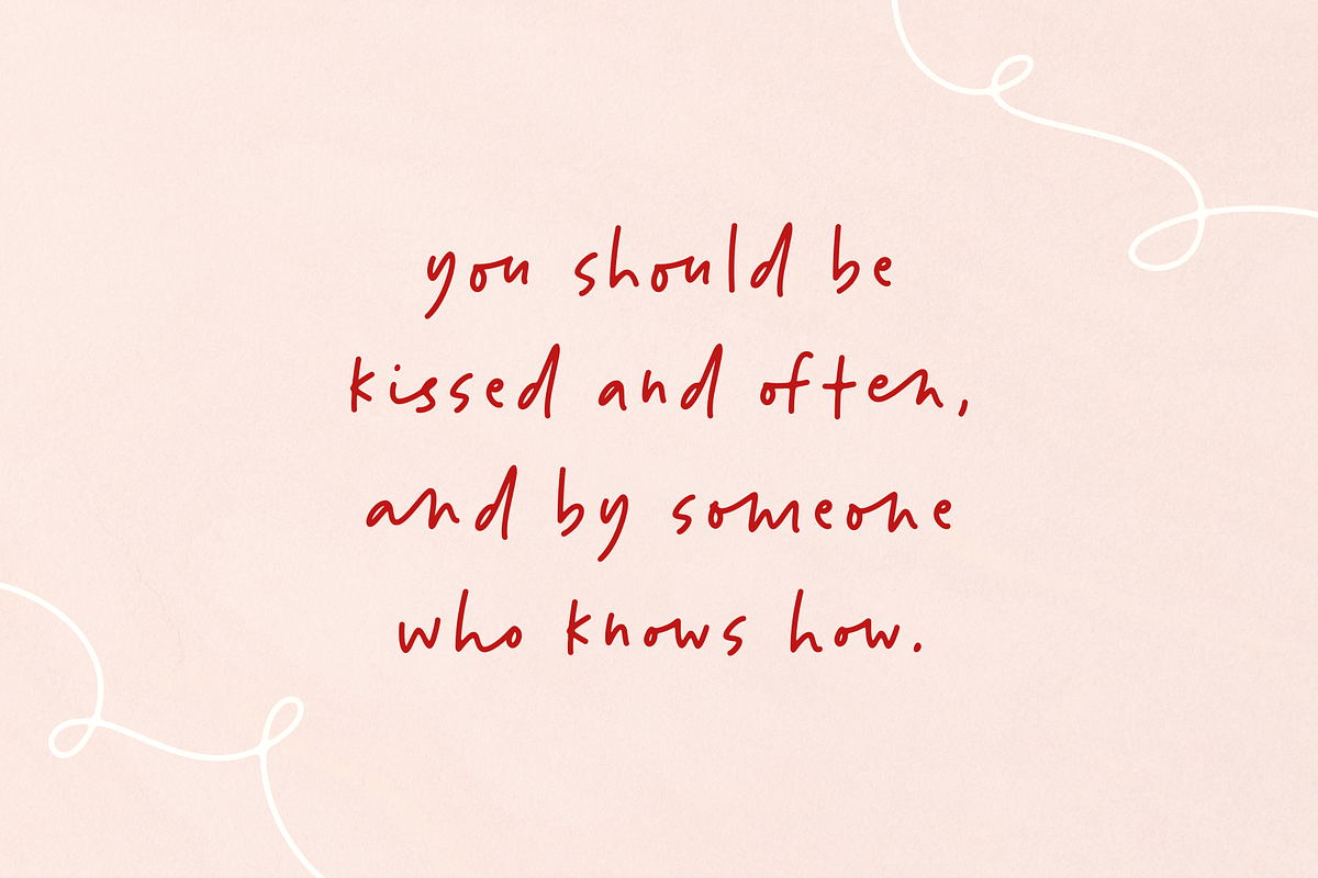 Cheerful Monday Handwritten Font, a Script Font by RedyStudio (Photo 4 of 17)