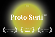 Proto Serif Bold, a Serif Font by Bukva™ Type Foundry (Thumbnail 1 of 13)
