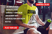 Sport T-Shirt Mock-Up, a Shirt Mockup by Freeman Studio (Thumbnail 2 of 14)