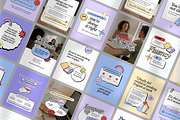 Language Coach Canva Templates, a Social Media Template by CanvaTemplateClubCo (Thumbnail 1 of 11)