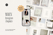 100+ Minimal Instagram Templates, a Social Media Template by Willow & White Studio (Thumbnail 1 of 11)