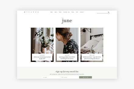 June - WordPress Theme for Bloggers