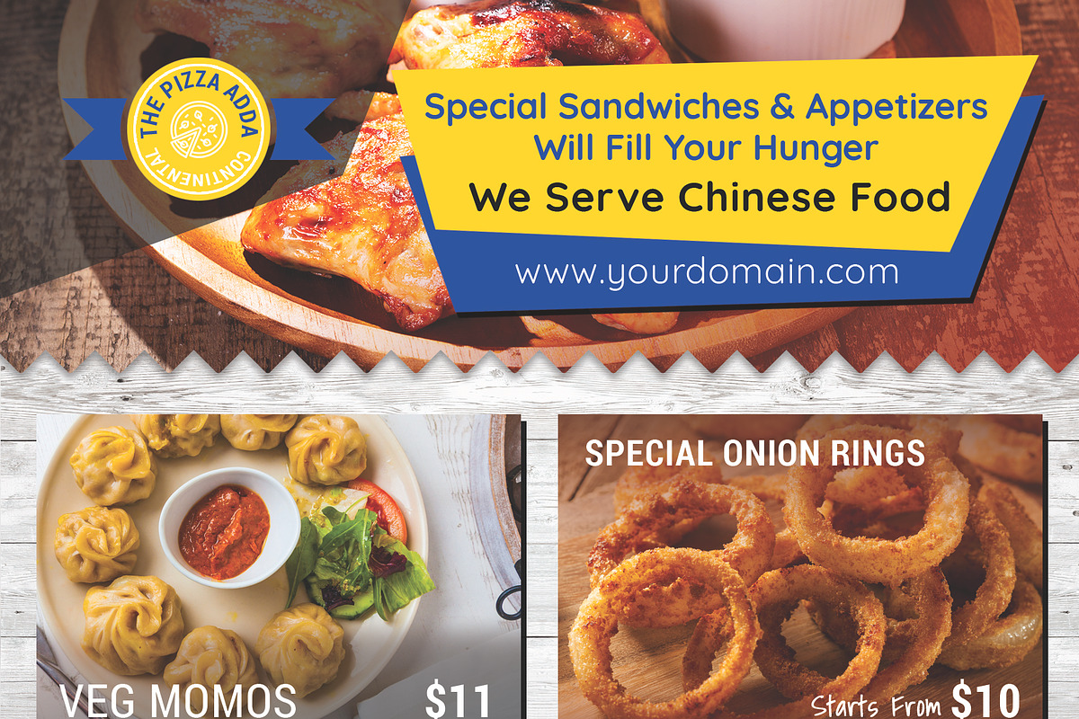Food Menu Card Flyer Template, a Flyer Template by settysantu (Photo 4 of 4)