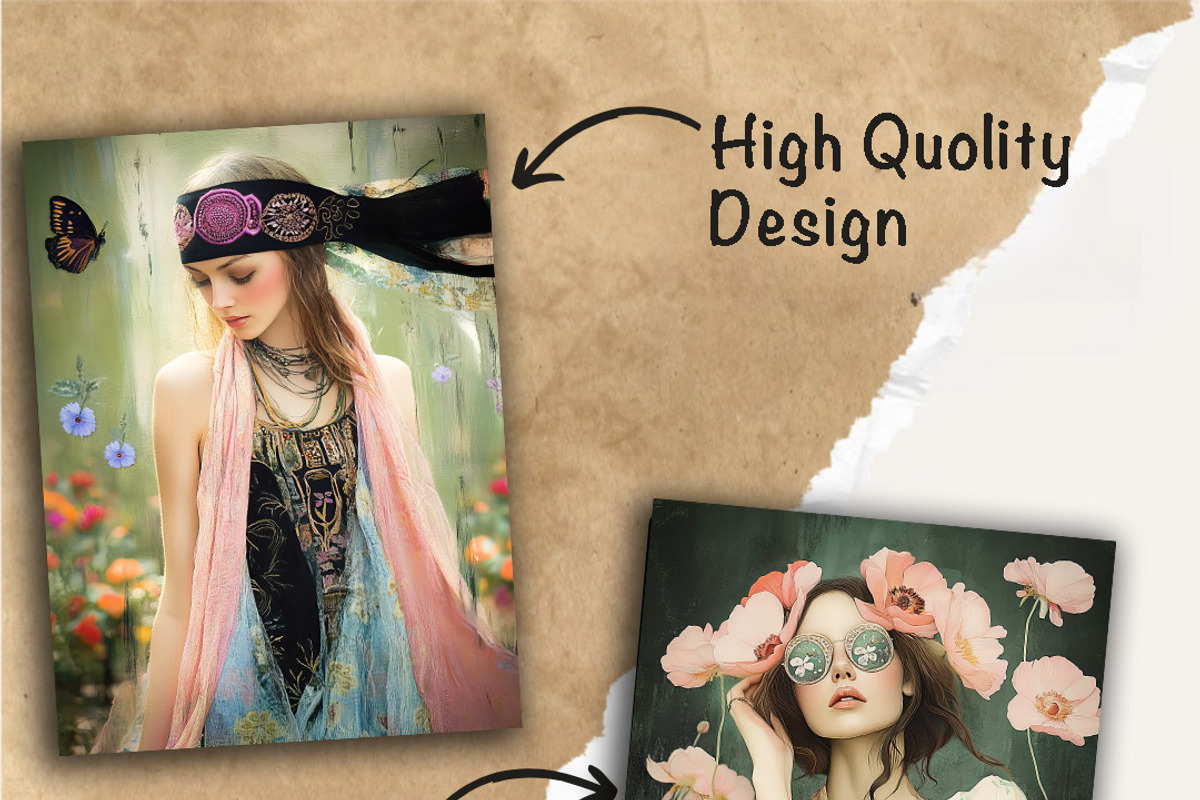 Media Spring Woman Digital Papers, a Person Illustration by Fusion Dream (Photo 8 of 10)