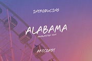 Alabama Handwritten Font, a Script Font by Artcoast Fonts (Thumbnail 1 of 14)