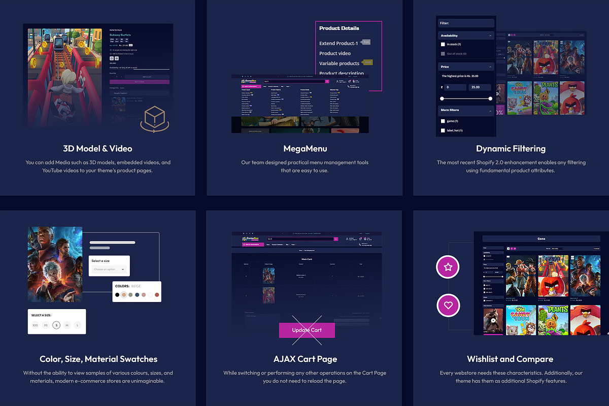 Game Store Shopify Theme, a Shopify Template by LogicGo Shopify Experts (Photo 6 of 8)