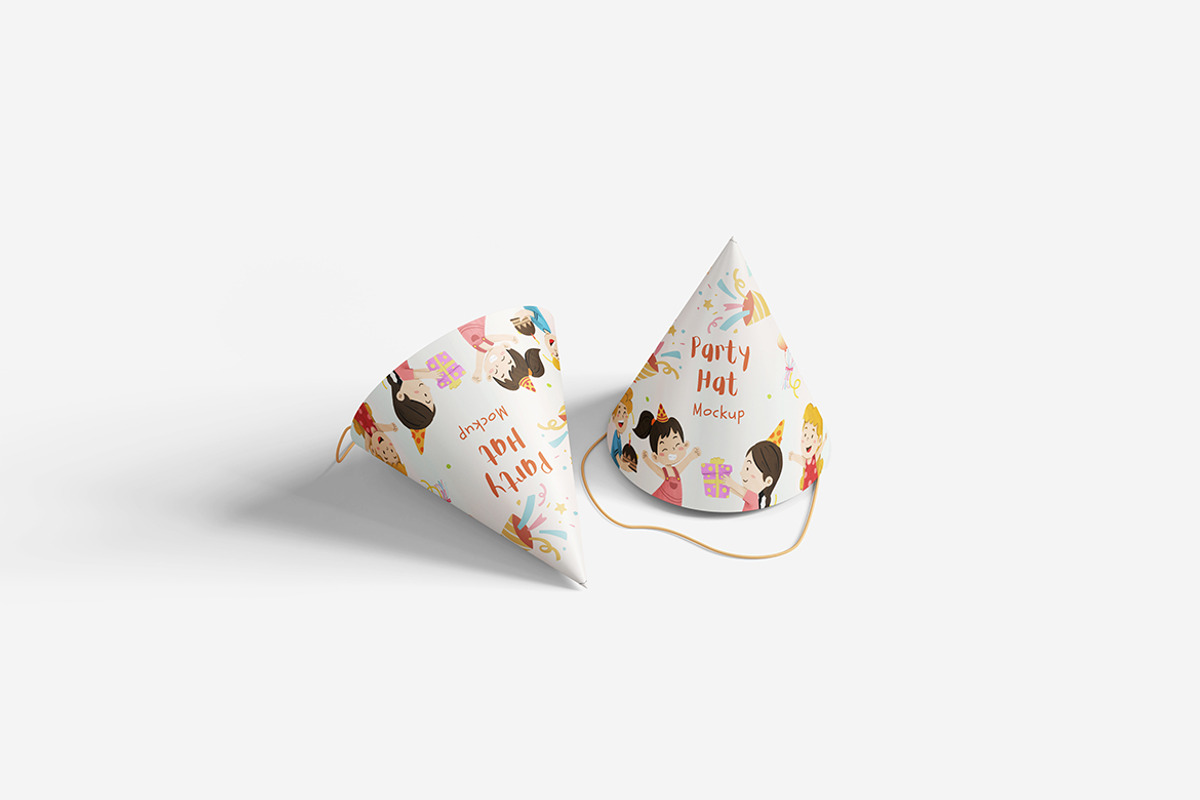Party Hat Mockup, a Product Mockup by MrLetters (Photo 3 of 5)