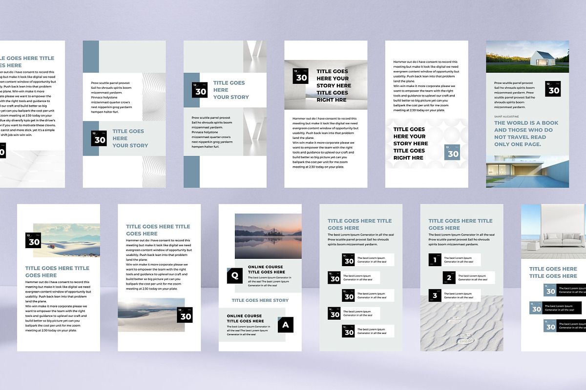 Instagram Template Canva Story Zen, a Social Media Template by Keikoya (Photo 7 of 11)