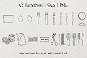 Makeup Essentials | Whimsical Sketch, an Object Illustration by Artalia (Thumbnail 3 of 5)