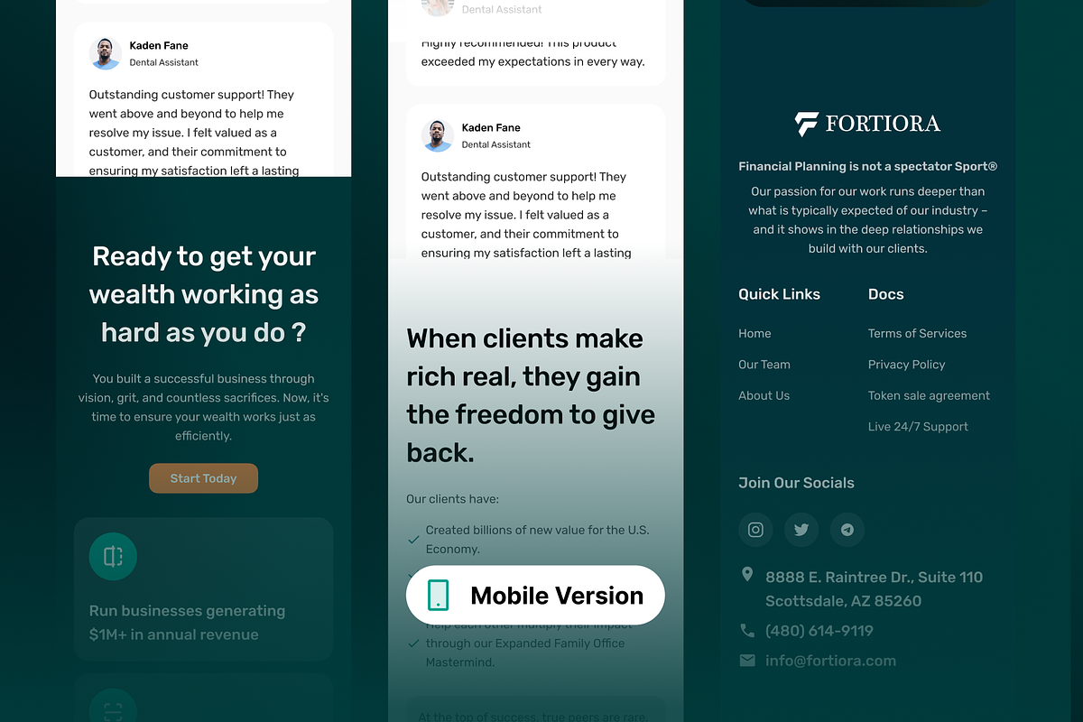 Fortiora - Wealth Consultant Web Kit, a Landing Page Template by Agensip Design Agency (Photo 8 of 10)