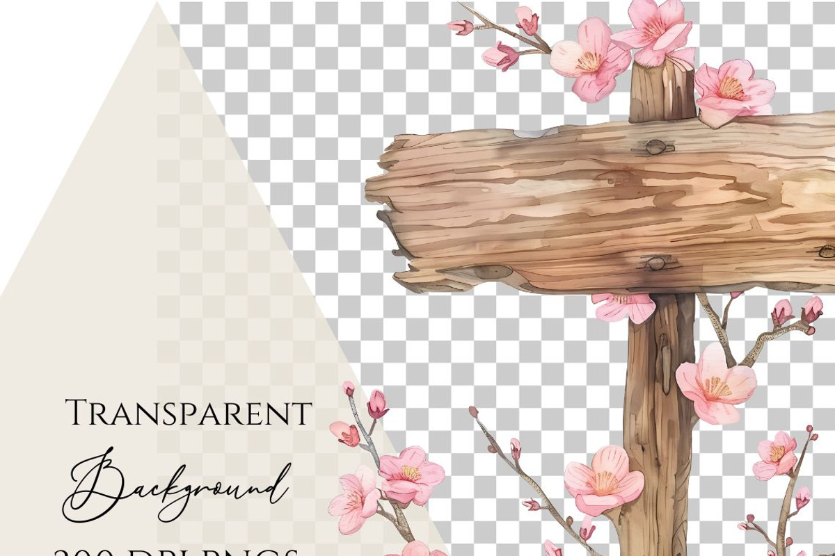 Wooden garden sign clipart, an Object Graphic by Invite to Clipart (Photo 7 of 7)