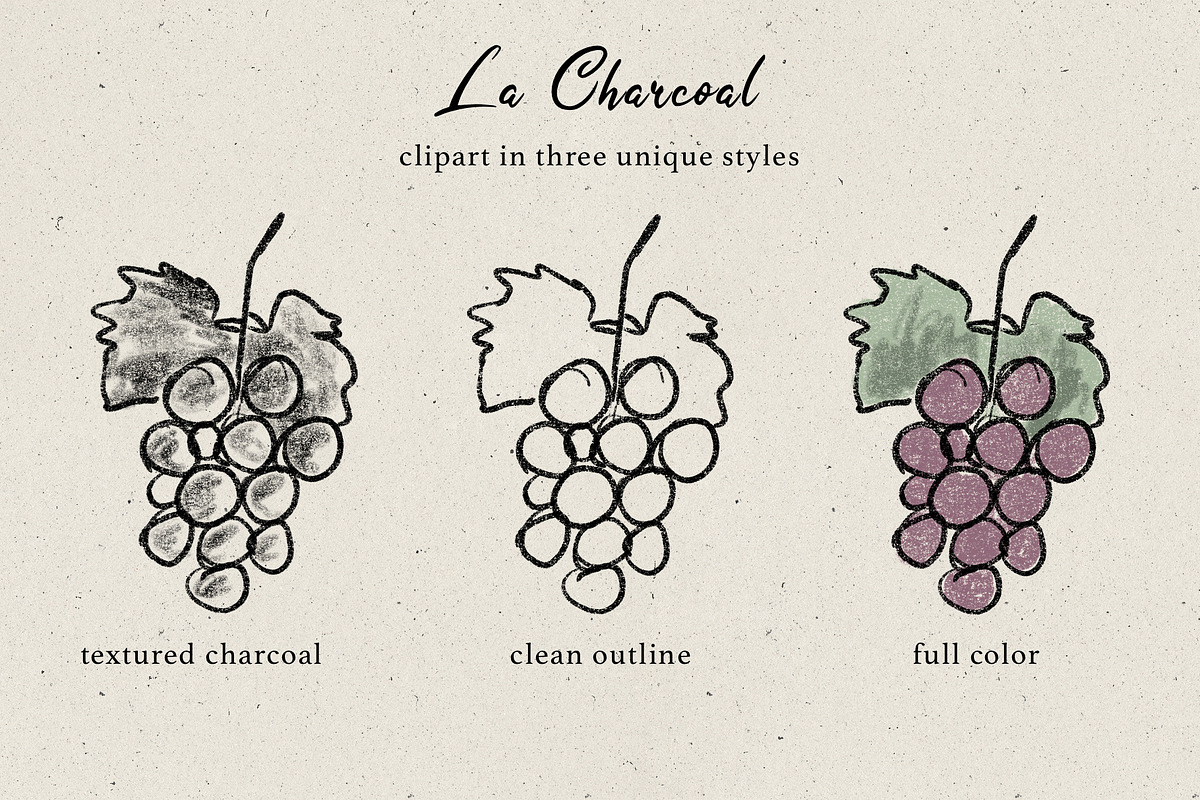 La Charcoal | 422 elements, an Object Illustration by Oksana Stepova (Photo 5 of 24)