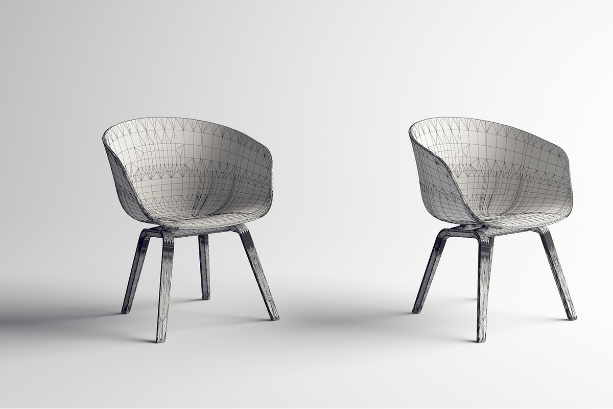 HAY- ABOUT A CHAIR 42, a Furniture 3D Model by Iamjaydesign (Photo 2 of 2)