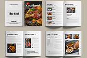 Modern Cookbook Magazine Layout, a Magazine Template by MightyDesign (Thumbnail 2 of 6)