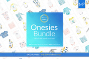 20x Baby Onesies BUNDLE Mock-up Sets, a Books & Magazine Mockup by BlackMocca (Thumbnail 1 of 28)