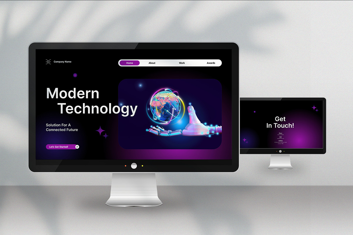Technology Company Profile | PPTX preview 2