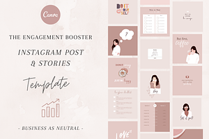 40 Instagram Post & Stories - CANVA