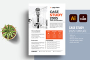 Case Study Template, a Stationery Template by Sharifull11 (Thumbnail 1 of 4)