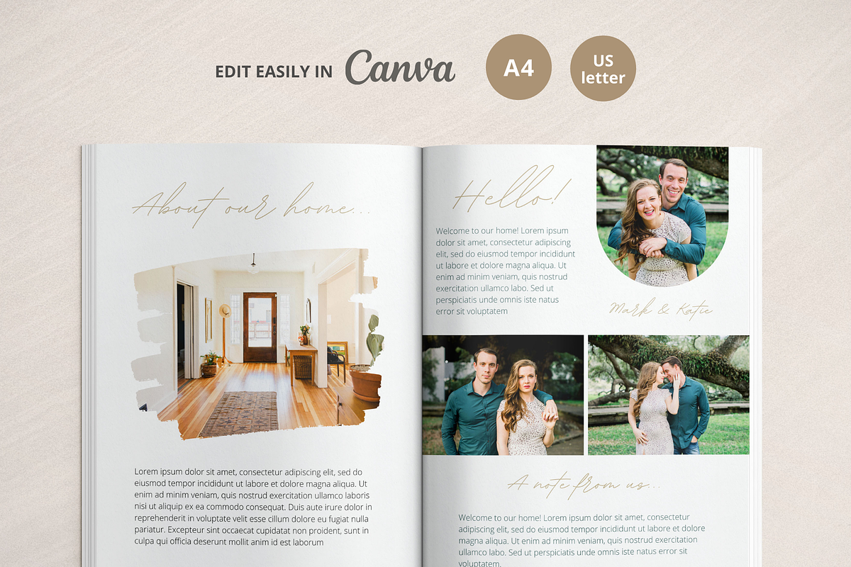 Vacation Rental Welcome Guide Canva, a Flyer Template by Sweet Little Muse (Photo 3 of 7)