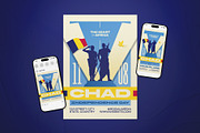 Chad Independence Day Flyer Set, a Flyer Template by The Good Store (Thumbnail 1 of 2)