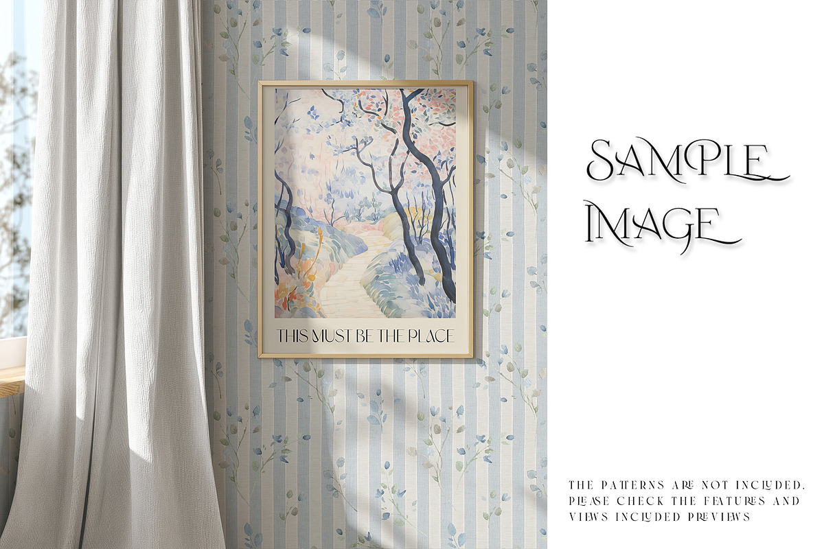 Frame & Wallpaper Mockups, a Mockup by mock-ups (Photo 11 of 29)