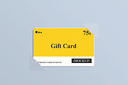 Gift Card Mockup Design, a Print Template by alimran24 (Thumbnail 22 of 33)