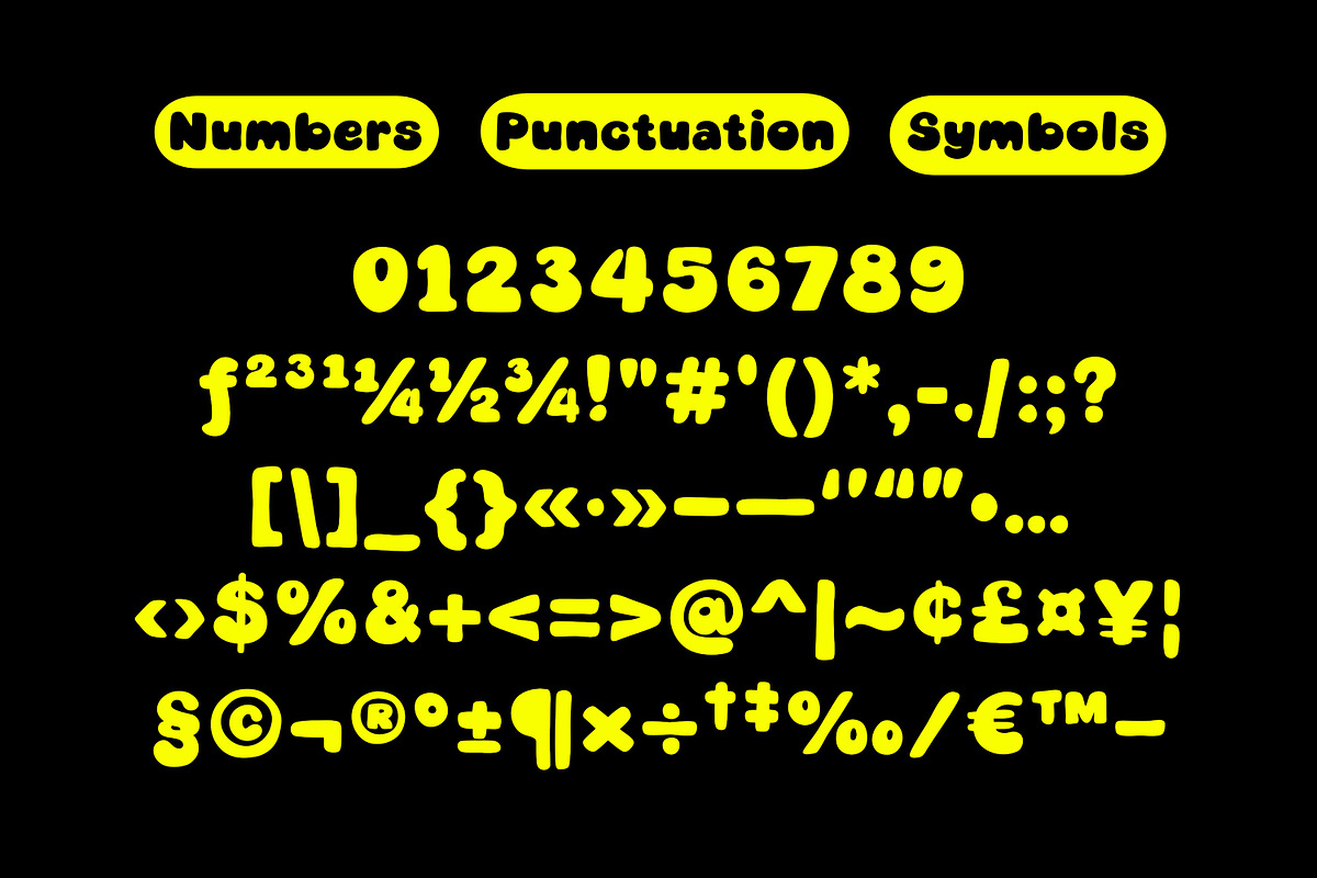 Bombox A Playful Bubble Display Font, a Handwritten Font by Artolabs (Photo 3 of 11)