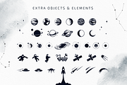 Lost In Space. Colored Font (SVG), a Symbol Font by Cosmic Store (Thumbnail 9 of 19)
