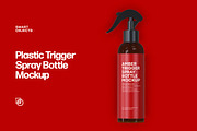 Plastic Trigger Spray Bottle Mockup, a Packaging Mockup by Dev.Rawat21 (Thumbnail 1 of 5)