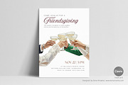 Friendsgiving Invite Canva Temp - 19, a Marketing Template by BloomToLife By Dona (Thumbnail 1 of 5)