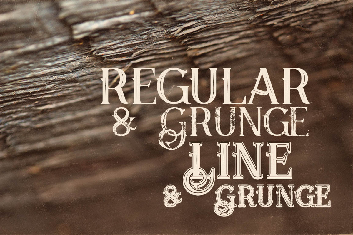 Demonius - 4 Vintage Fonts, a Font by JumboDesign (Photo 3 of 5)